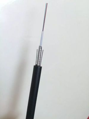 Customerized 2 4 6 8 12 câble optique aérien de fibre du noyau 8.0mm G652D