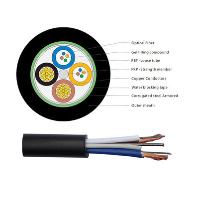 Câble basse tension composite à fibre optique hybride OPLC pour la transmission de puissance et de données
