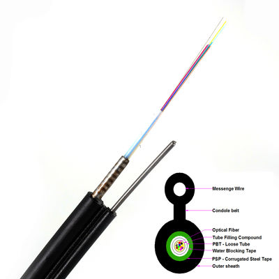 48 câble optique extérieur de fibre du noyau GYTC8S pour la communication