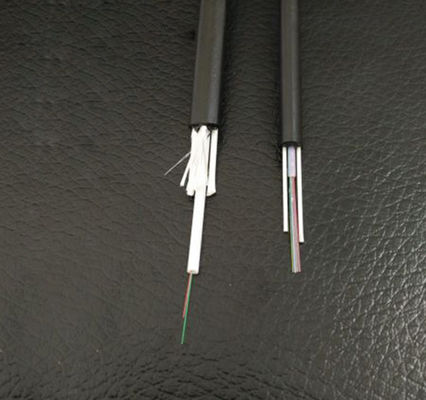 Câble optique extérieur de fibre de la gaine GYFXTY FRP 4core de HDPE