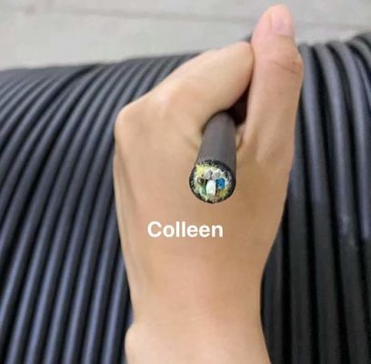 G655 frais généraux aériens de câble de fibre de l'envergure ADSS de la double couche 300m