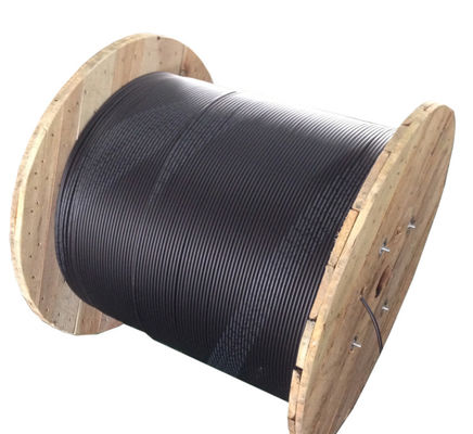 Câble optique noir adapté aux besoins du client de fibre de G652D FRP ADSS