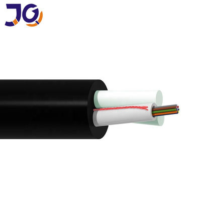 Câble à fibre optique aérien ADSS Mini ASU autoportant en FRP à 12 fibres, portée de 120 m