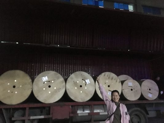 Le câble optique extérieur de fibre de 36 noyaux a échoué la bande lâche GYTA blindé d'acier en forme de tuyau