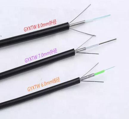 Noyau lâche central blindé souterrain du tube 4 de câble optique de fibre