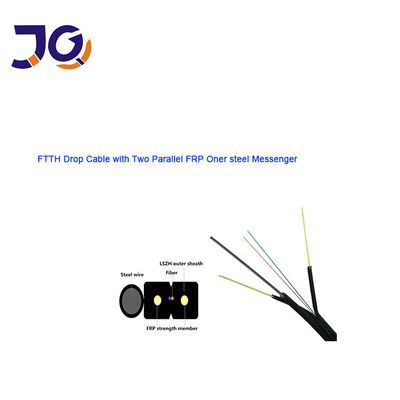 ROHS G657A2 OFC 4 filète le câble d'interface optique de fibre de FTTH