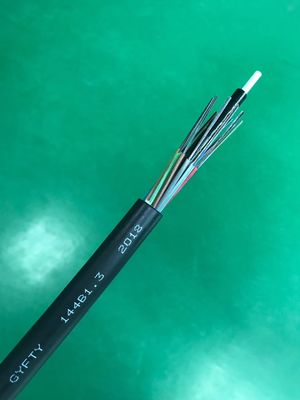 Câble optique aérien extérieur de fibre du conduit GYFTY de noyau d'OEM 144