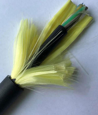 Mode unitaire toute l'envergure autosuffisante diélectrique 100m 24 câbles de fibre du noyau ADSS