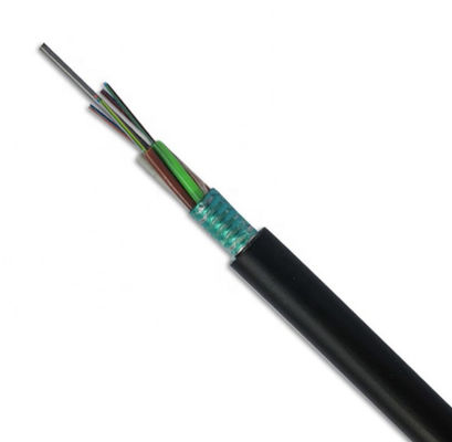Câble optique extérieur unitaire de fibre du noyau GYTA du mode 96 de bande en aluminium