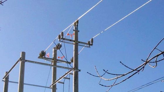 gaine aérienne autosuffisante du câble FRP de fibre de noyau d'Armoring 24 d'envergure de 100m