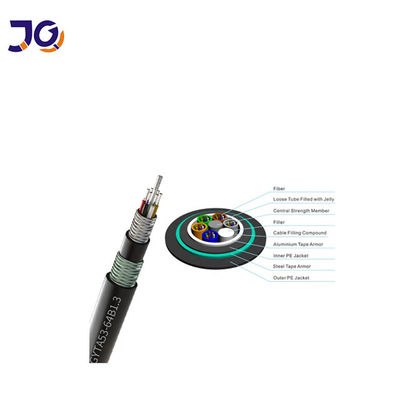 L'anti verre de rongeur bavardent le câble optique souterrain simple de fibre