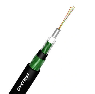 Double type blindé du câble optique G657A de fibre de bande en acier pour le conduit