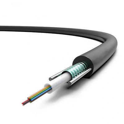 Câble à fibres optiques de mode unitaire de GYXTW de fibre aérienne aérienne de Ftth extérieur