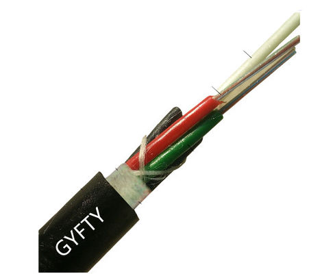 Câble optique de fibre de conduit de mode unitaire de Gyfty de canalisation