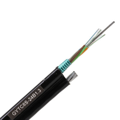 Câble optique aérien blindé de fibre des noyaux GYTC8S de bande en acier 96