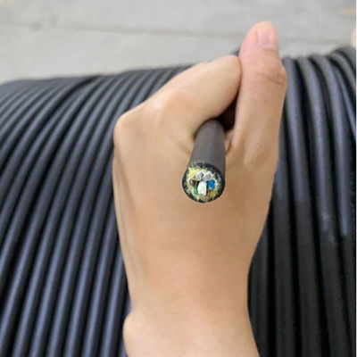 Envergure simple non métallique G652D du noyau 100/200m du câble optique 6/12/24/48/96 de fibre de la veste ADSS