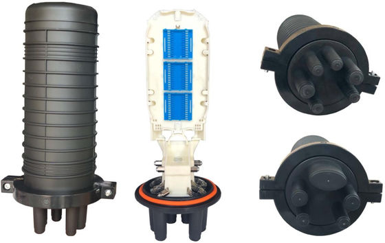 Coupole imperméable à l'eau IP68 Fermeture de splice en fibre optique Prix plastique 1 en 4