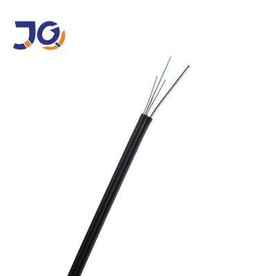 Veste optique de noir du câble d'interface de fibre d'OEM G652D FTTH GJXH GJXCH