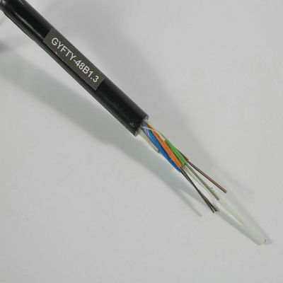 Les noyaux optiques extérieurs GYFTY du câble de fibre de veste de PE 2 à 288 ont échoué 1KM