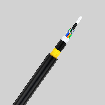Le câble de fibre optique aérien ADSS 24 de FRP creuse le diélectrique de fil de G652D Aramid autosuffisant