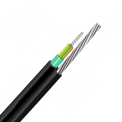 Câble optique extérieur 4 de fibre de veste de PE de noir de YOFC 6 8 12 noyaux GYXTW