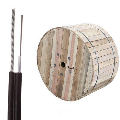 Tube lâche central aérien non blindé de câbles à fibres optiques de fibre de Fig8 GYXTC8Y