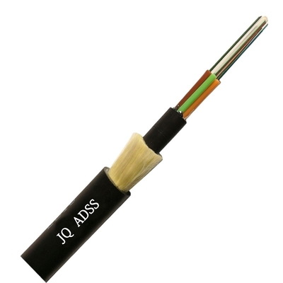 Câble optique extérieur 12 de fibre de mode unitaire d'ADSS 24 noyaux 48 96 144 192 288