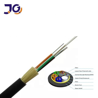 Câble optique aérien 24 de Monomodo ADSS Fibra 48 96 Hilos